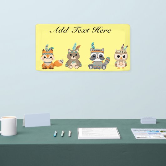 Banner für benutzerdefinierte Stämme von Woodland- (Messe)