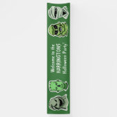 Banner für benutzerdefinierte Texte und Farben Hal (Vertikal)