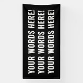Banner für benutzerdefinierte Wörter (Vertikal)