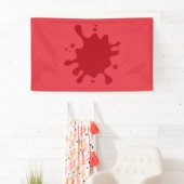 Banner für benutzerdefinierten roten Spritzer - Fe (Insitu)