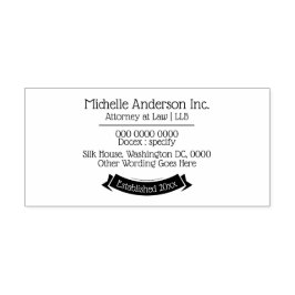 Banner für berufliche DIY-Firmennamen Permastempel