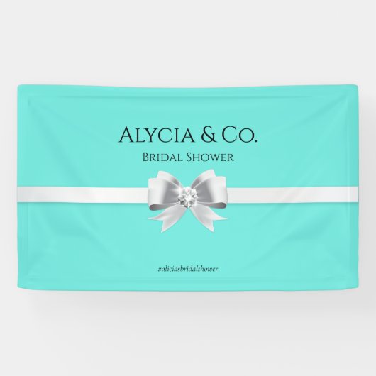 Banner für Bride & Co. Türkis / Aquamarines Party  (Horizontal)