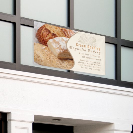 Banner für Brotsorten (Äußeres Gebäude)