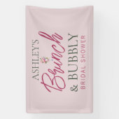 Banner für Brunch und Bubbly Brautparty (Vertikal)