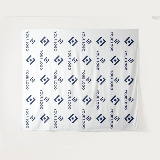 Banner für Business Event-Schritt und -Wiederholun Wandteppich (Vorderseite (Horizontal))