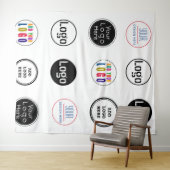 Banner für Business Step & Repeat Wandteppich (Beispiel (Horizontal))