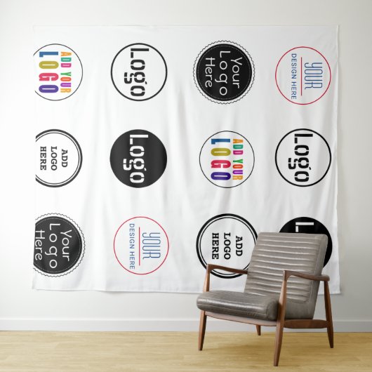 Banner für Business Step & Repeat Wandteppich (Beispiel (Horizontal))