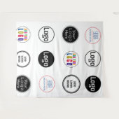 Banner für Business Step & Repeat Wandteppich (Vorderseite (Horizontal))