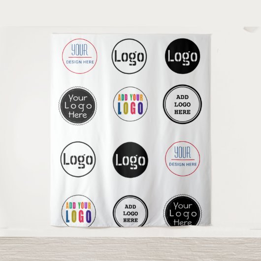 Banner für Business Step & Repeat Wandteppich (Vorderseite)