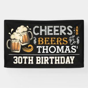 Banner für Chefs und Biere