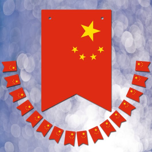 Banner für chinesische Fahnen und Party / Hochzeit