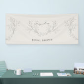 Banner für Creme Foliage Brautparty (Messe)