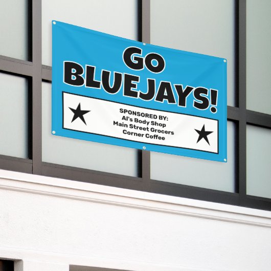 Banner für Custom Blue Team Sponsoren (Äußeres Gebäude)