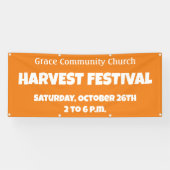 Banner für Custom Church Harvest Festival (Horizontal)