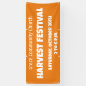 Banner für Custom Church Harvest Festival (Vertikal)