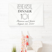 Banner für das Abendessen auf Papier Party für ben (InSitu)