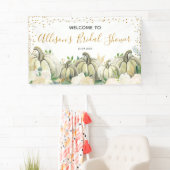 Banner für das Brautparty Fall Gold und White Pump (Insitu)