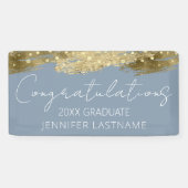 Banner für das Budget von Gold Graduation Party (Horizontal)