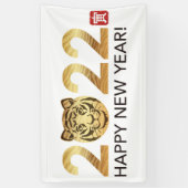 Banner für das chinesische Neujahr 2022 (Vertikal)