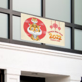 Banner für das chinesische Neujahr 2022 (Äußeres Gebäude)