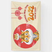 Banner für das chinesische Neujahr 2022 (Vertikal)