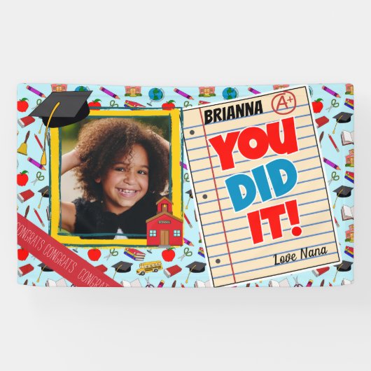 Banner für das Foto des Vorschul-/Kindergarten-Abs (Horizontal)