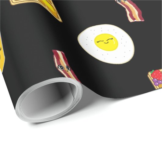 Banner für das Frühstück Geschenkpapier (Rolleneckpunkt)