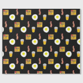 Banner für das Frühstück Geschenkpapier (Flach)