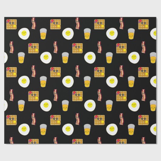 Banner für das Frühstück Geschenkpapier (Flach)