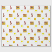 Banner für das Frühstück Geschenkpapier (Flach)