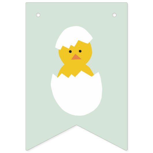 Banner für das gebrannte Party zu Ostern - Minze (Zweite Fahne)