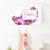 Banner für das Hochzeitspaar Monogramm (Insitu)