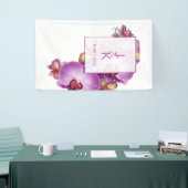 Banner für das Hochzeitspaar Monogramm (Messeveranstaltung)