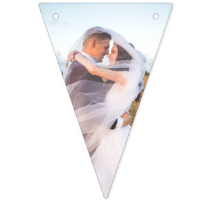 Banner für das Hochzeitstich-Rose-Monogramm-Foto