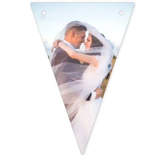 Banner für das Hochzeitstich-Rose-Monogramm-Foto (Zweite Fahne)