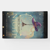 Banner für das mystische Halloween-Party der Nacht (Horizontal)