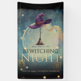 Banner für das mystische Halloween-Party der Nacht