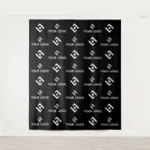 Banner für das Schwarze Business-Logo: Schritt und Wandteppich (Vorderseite)