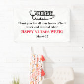 Banner für das Unternehmenserlebnis "Nurses Week" (Insitu)