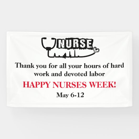 Banner für das Unternehmenserlebnis "Nurses Week" (Horizontal)