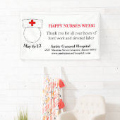 Banner für das Unternehmenserlebnis "Nurses Week" (Insitu)