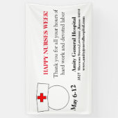 Banner für das Unternehmenserlebnis "Nurses Week" (Vertikal)