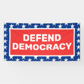 Banner für Demokratie-Protest (Horizontal)