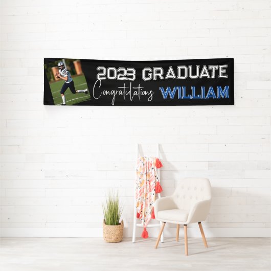 Banner für den Abschluss eines schwarzen benutzerd (InSitu)