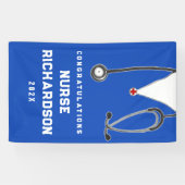 Banner für den Abschluss von Krankenpflegern (Horizontal)