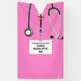 Banner für den Abschluss von Medizinschulen