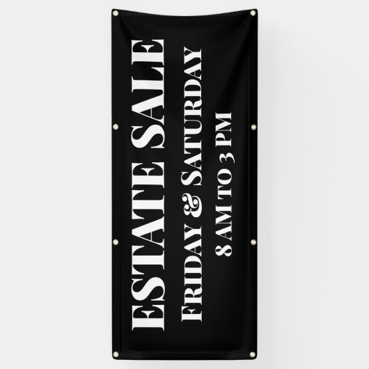 Banner für den benutzerdefinierten Anwesen (Vertikal)