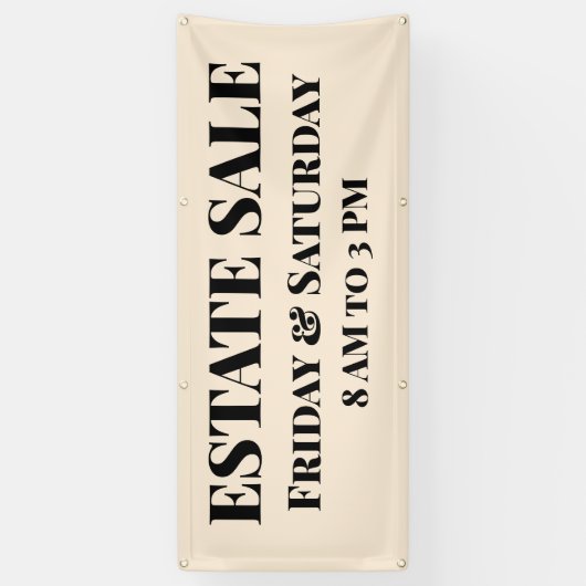 Banner für den benutzerdefinierten Anwesen (Vertikal)