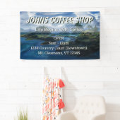 Banner für den benutzerdefinierten Coffee Shop (Insitu)