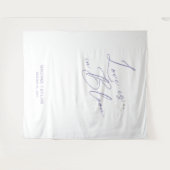 Banner für den Hintergrund des eleganten Brautpart Wandteppich (Vorderseite (Horizontal))